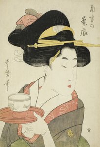 南方茶馆 作者 Kitagawa Utamaro