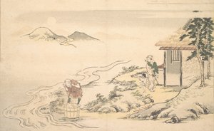 1789年8月，伊莫收割时的满月。 作者 北川宇多郎