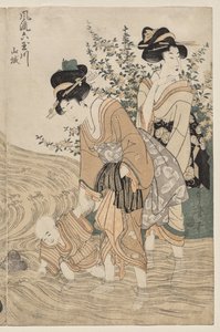 时尚六宝河》系列中的山城省（Furyu Mu Tamagawa）。 作者 北川宇多郎