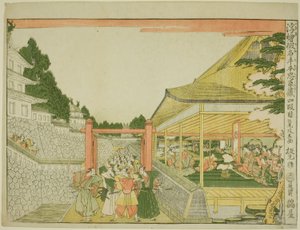第四幕（Yondanme），选自 "忠臣库透视图（Uki-e kanadehon Chushingura）"系列 作者 北尾正好