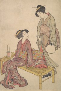 手灯，约1790年。 作者 北尾重正