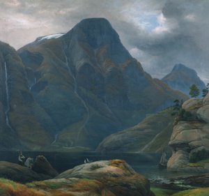 抵达奈勒峡湾（Nærøyfjorden）