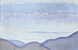 Berge - 山......（纸板油画） 作者 科洛曼·莫泽（Koloman Moser）