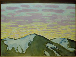 顶峰在雪中 作者 科洛曼·莫泽（Koloman Moser）