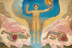 Das Licht - 光......（布面油画） 作者 科洛曼·莫泽（Koloman Moser）