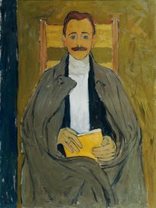 鲁道夫-施泰因德尔，艺术家的姐夫 作者 科洛曼·莫泽（Koloman Moser）