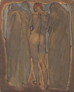 女性裸体（木板油画） 作者 科洛曼·莫泽（Koloman Moser）