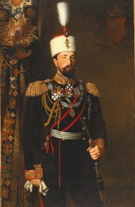 保加利亚亚历山大一世亲王的画像1857-1893年，1881年。