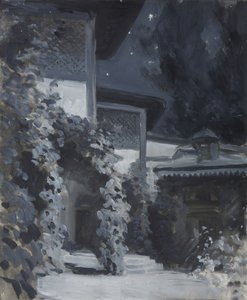 巴赫奇萨赖宫。诗歌插图A. Pushkin的《Bahçesaray的喷泉》 作者 康斯坦丁·阿列克谢耶维奇·科罗文