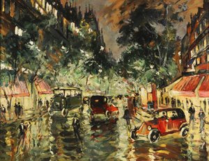 1930年代的巴黎雨夜
