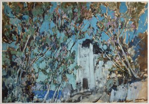 M. Glinka的歌剧Ruslan和Lyudmila的舞台设计，1906年 作者 康斯坦丁·阿列克谢耶维奇·科罗文