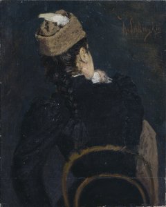 1890年代的女学生 作者 康斯坦丁·阿波罗诺维奇·萨维茨基