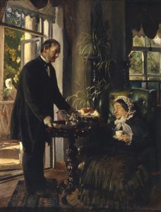 庄园女士，1886年 作者 康斯坦丁·埃戈罗维奇·马科夫斯基