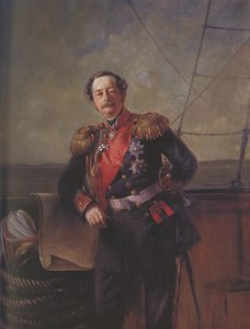 尼古拉伯爵（Nikolay Nikolayevich Muravyov-Amursky）肖像1809-1881，1863年