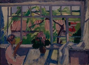 在露台上，1929年 作者 康斯坦丁·尼古拉耶维奇·伊斯托明