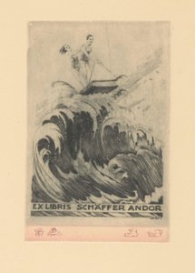 安道尔-舍费尔的《Ex libris
Ex libris Schäffer Andor（物上标题）