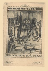 卡尔曼-阿拉迪的《Ex libris
Ex libris dr. Kálmán Arady（物上标题）