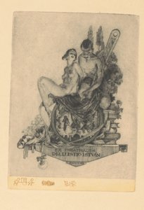 伊什特万-卢斯蒂格的《Ex libris
Ex theatralis dr. István Lustig（题名见实物）