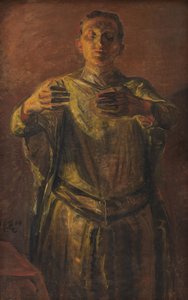 麦克白夫人学习 作者 克里斯蒂安·扎尔特曼（Kristian Zahrtmann）