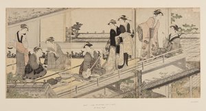 （彩色木版画） 作者 久保顺曼