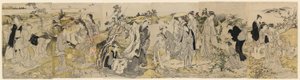 野田宝石河，选自描绘六条宝石河的六联画 作者 久保顺曼