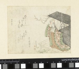 阳台上的宫女