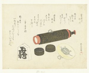 望远镜、网伎和将棋棋子