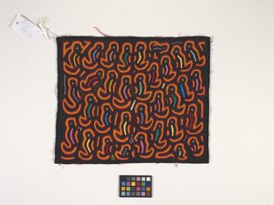 衬衫面板（莫拉）（照片） 作者 库纳印第安文化