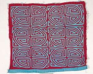 衬衫面板（mola）（贴花棉） 作者 库纳印第安文化