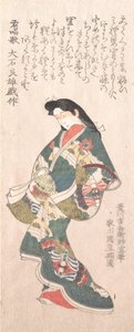 春雨集-春色书》第1卷：元禄式宫女，大概是1810年代。 作者 国直
