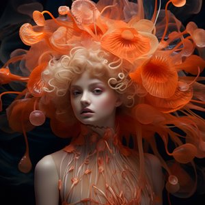 Ein nahes Portraet der schoenen Unterwasser Actinia Sea Anemones Blumen Goettin 1