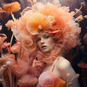 水下美丽的 Actinia 海葵花朵近照 Goettin 4