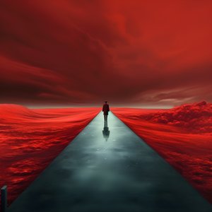 一条漫长的红色道路。 去。 就像从未逃跑的英雄一样。 2