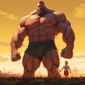 令人生畏和下流的举重运动员类固醇怪胎buff babe与巨大的肌肉男 4