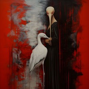女人和鹳 1