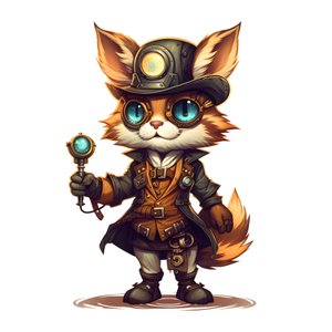 拟人化的可爱猫咪4