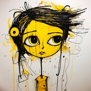 黄色卡通人物2