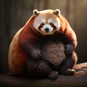 小熊猫肥胖人类儿童 4