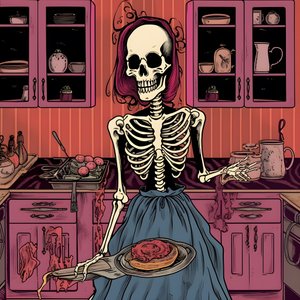 厨房里的鬼魂 作者：麦迪·康纳利 艺术作品 1