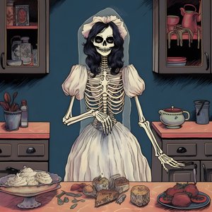 厨房里的幽灵》，作者：麦迪-康奈利（Maddy Connelly），艺术作品 3