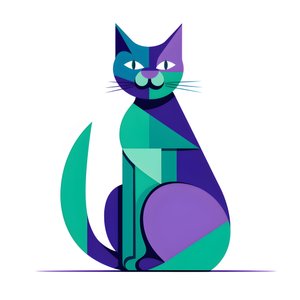 为了形成鲜明的对比，银猫的内容采用了现代主义的简洁线条 4