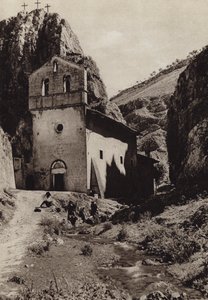 意大利：Val di Rajale，阿布鲁齐（黑白照片） 作者 库尔特·希尔斯彻