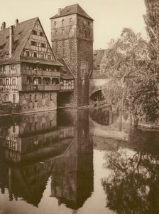 纽伦堡，Der Henkersteg；纽伦堡，"Henkersteg"（黑白照片） 作者 库尔特·希尔斯彻