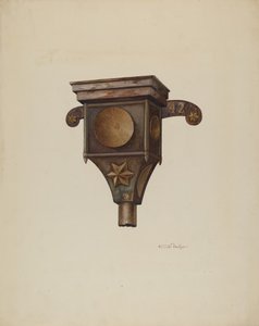 指挥家头像，1938年。