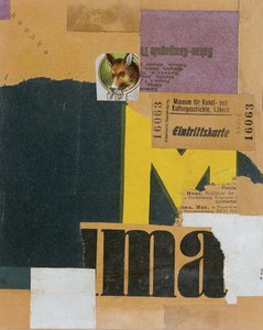 门票Mz 456，1922年 作者 库尔特·史威特