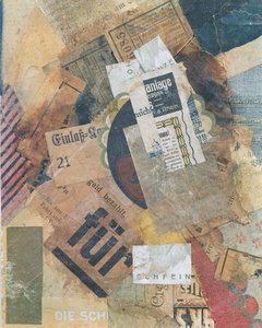 Merz 94 Grunfleck，1920年 作者 库尔特·史威特