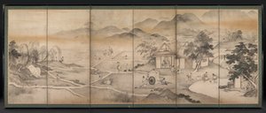 尧帝拜见虞舜 作者 Kusumi Morikage