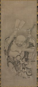 和帝与道教神仙。和田，约1575-1600年。 作者 久关智信