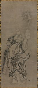 和帝与道教神仙。葫芦和龙的神仙，约1575-1600年。 作者 久关智信