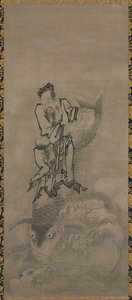 和帝与道教仙人，16世纪末至17世纪初。 作者 久关智信